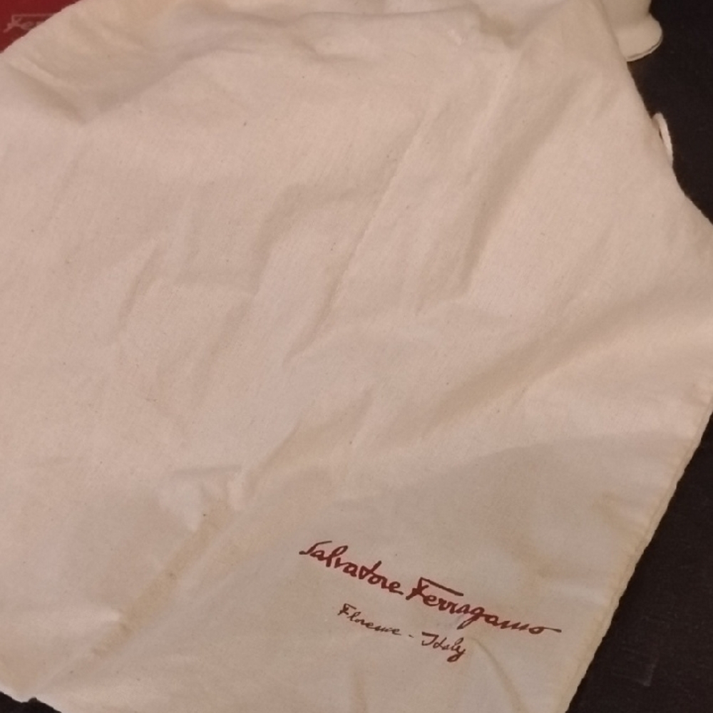 Salvatore Ferragamo Ivory Dust Bag
